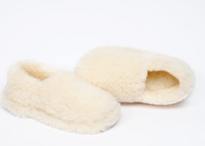 Yoko merino wool slippers - natural
