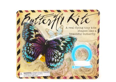 Purple/blue mini butterfly kite