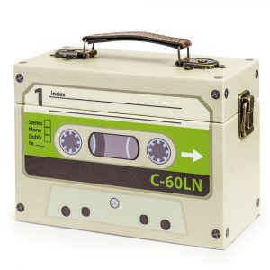 Retro Storage Boxes - Green Cassette