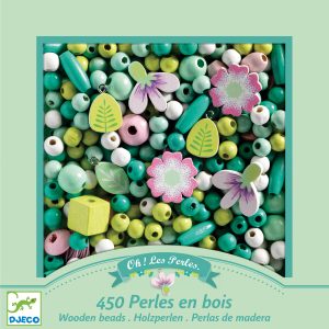 Djeco Wooden Beads - Flowers and Foliage