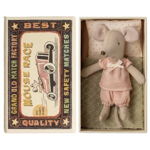 Little Sister Mouse in a Matchbox