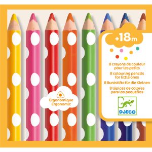 8 Colouring Pencils for Little Ones - Djeco