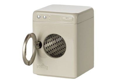 off-white washing machine for mouse with door open