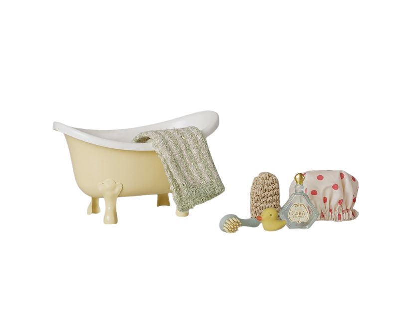 Bathtub Set, Mouse - Yellow