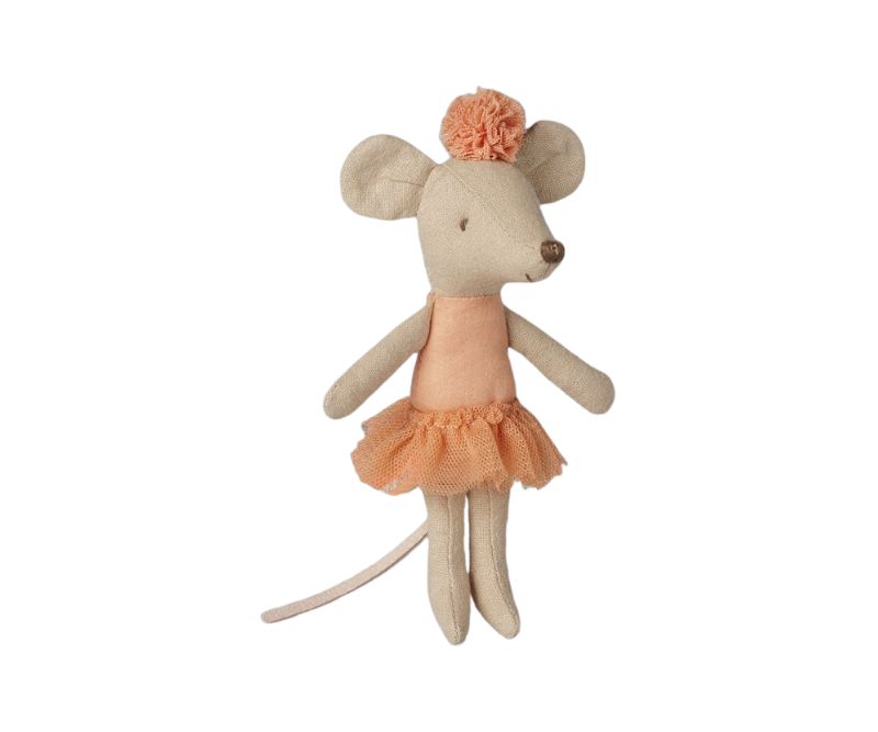 Ballerina Mouse, Little Sister - Apricot